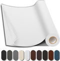 Leather Repair Patch, Repair Patch Self Adhesive Waterproof, DIY Large Leather Patches for Couches, Furniture, Kitchen Cabinets, Wall （White, 3.5X79 Inch）