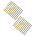 Drill Bit, 5/64" Cutting Diameter (1.984mm), 4241 HSS TiN Coated 118° Cutting Angle Versatile Jobber Bits - (Applications: for Drilling Plastic Wood Soft Thin Metal), 20-Pieces