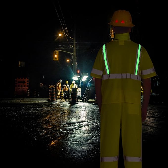 A-SAFETY 4XL 5XL class 3 Glow high vis vest