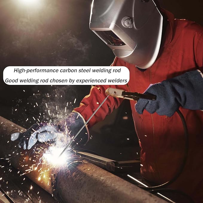 50PCS J422 Welding Rods 1.8mm, Mild Steel Electrodes, All Position Stick Rods, Smooth Welding Performance, Ideal for DIY and Repair,50pcs,1.8mm