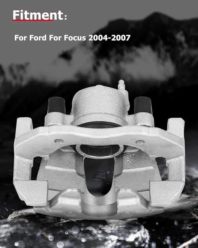 cciyu Front Right Brake Caliper Assembly w/Bracket 18B4949 2004 2005 2006 2007 For Ford For Focus
