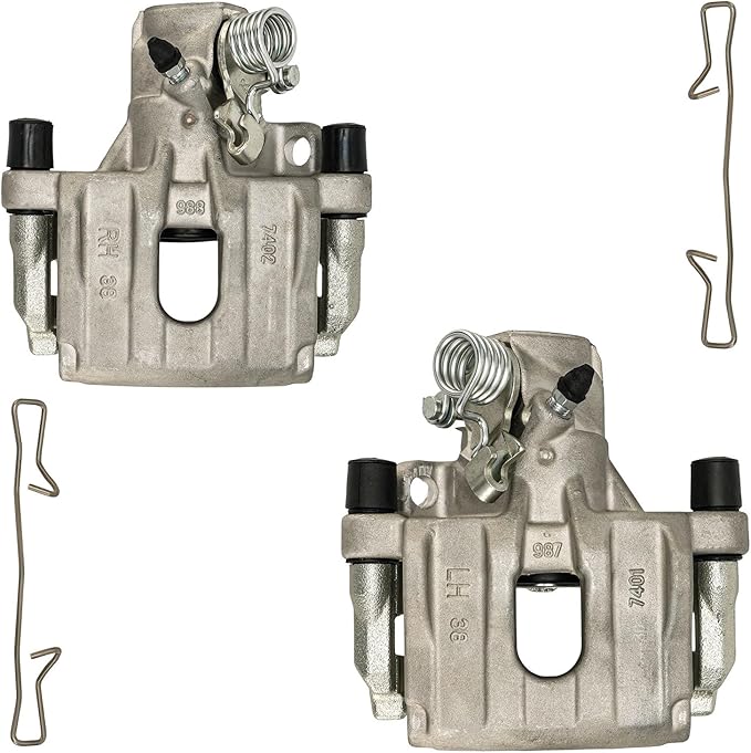 Torchbeam Rear Brake Calipers Set for Ford Escape 2013-2016, Ford C-Max 2013-2018, Mazda 3 2009-2013, Rear Left and Rear Right Calipers Replace # 19B6284A+19B6285A