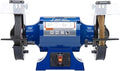 Eastwood 8 Inch Heavy Duty 1HP Bench Grinder | Industrial Grade High Precision Bench Grinder | Includes 8" Grinding Wheel & Crimped Wire Wheel with 3450 RPM Motor | Easy to Remove Wheel Guard Sides