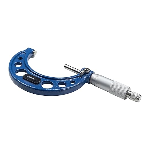 HFS(R) 2-3" Outside Micrometer with 0.0001" Accuracy, Carbide Anvil and Laser-Etched Scale