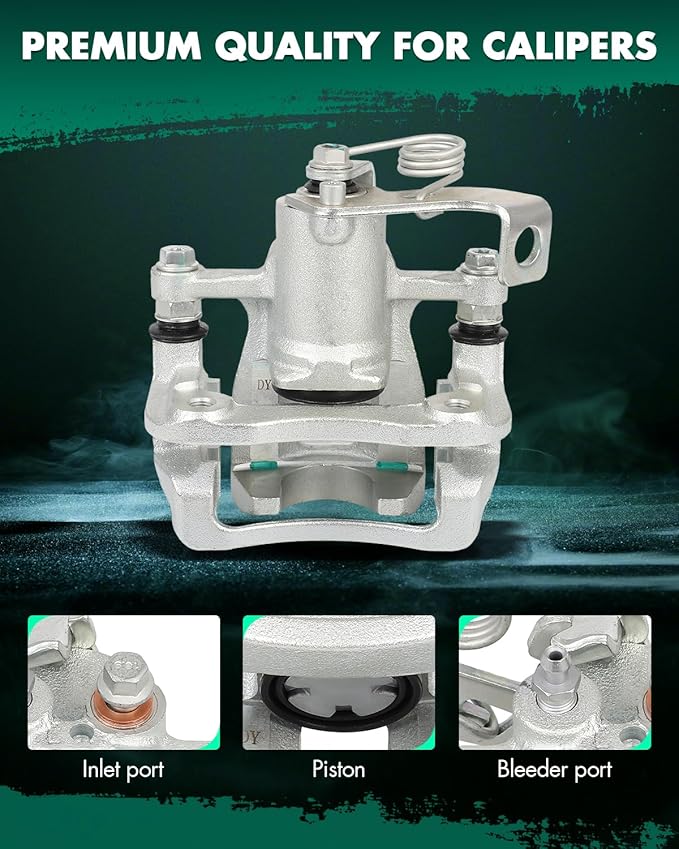 SCITOO Rear Left Brake Caliper With Bracket 19B6811 Compatible For Kia For Rio 2012-2017