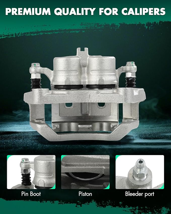 SCITOO Front Left Brake Caliper With Bracket 19B2870B Compatible For INFINITI For EX35 2008-2012,For INFINITI For EX37 2013,For INFINITI For G25 2011-2012,For INFINITI For G35 2007-2008