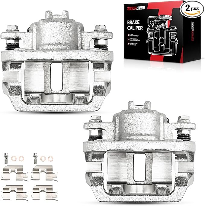Torchbeam Rear Brake Calipers Set for Honda Ridgeline 2006-2014, Rear Left and Rear Right Calipers Replace # 19B2928A+19B2929A