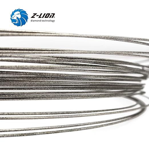 1mm Superfine Diamond Wire Electroplated Cutting Saw Blades for Jade Metal Marble Granite (2 Meters/Lot)