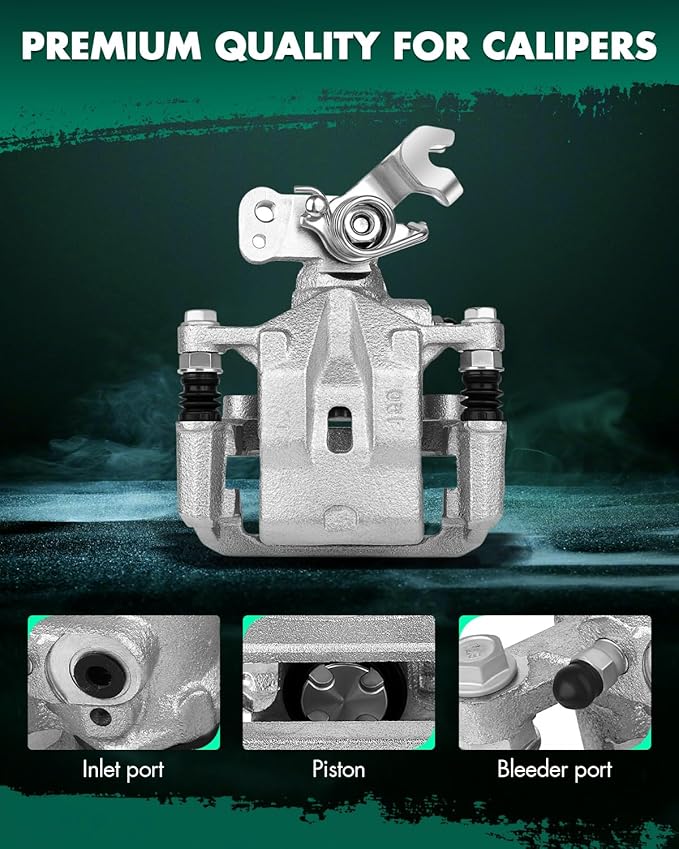 SCITOO 18B5002 Rear Left Disc Brake Caliper Assembly w/Bracket For Ford For Fusion,For Lincoln For MKZ/For Zephyr,For Mazda For 6,For Mercury For Milan