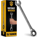 TOOLGUARDS 15/16'' Wrench - Ratcheting Wrench - Slim Profile - Ratchet Wrench - 100% Lifetime Satisfaction Guarantee