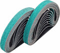 20 Pack 1/2" x 12" Knife Sharpener Sanding Belts for Official Work Sharp Knife & Tool Sharpener (WSKTS & WSKTS-KT/Mk.1 & Mk.2) - 80 Coarse Grit Replacement Sharpening Belts