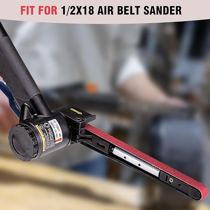 1/2 X 18 Inch Sanding Belts for Metal, 36 Grit 1/2 x 18 Ceramic Sanding Belts for Belt Sanders, Metal Finishing, Rust Removal, Woodworking, 20 Pack
