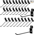 120 Packs Slatwall Hooks 6 and 8 Inch Slatwall Accessories Slat Wall Hooks Heavy Duty Pegboard Hooks for Room Garage Shop Retail Display