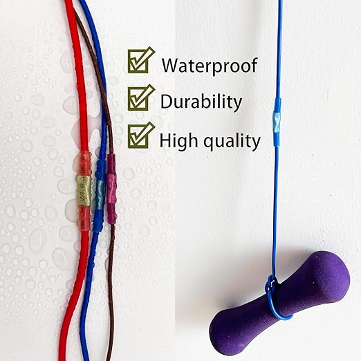 330Pcs Butt Connector, Automotive Electrical Connector Terminals, Waterproof Heat Shrink Wire Connectors Kit, Wire Splice Kit, Heat Shrink Tubing (22-10 AWG)