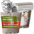 The Original Winter Pipe Insulation Cover (5˚F) - Double-Wall Cotton (UV-Coated) Insulated Backflow Preventer Freeze Protection, Pump Cover, Sprinkler/Well Head Cover for Outside - (24" W X 36" H)