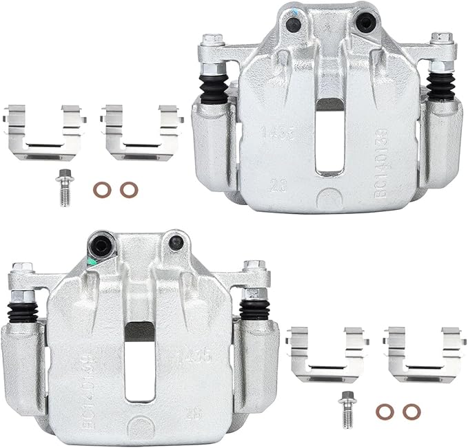 cciyu Front Left & Right Brake Calipers Assembly w/Bracket 18B5270 18B5271 For Buick 2010-2019,For Cadillac 2014-2016,For Chevy 2010-2020,For GMC 2010-2017