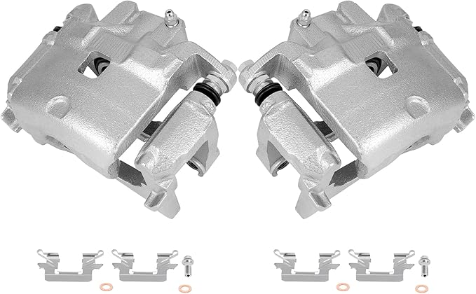 SCITOO 19B7102 19B7103 Front Left & Right Disc Brake Calipers Assembly w/Bracket For Nissan For Altima 2013-2019,For Nissan For LEAF 2014-2017