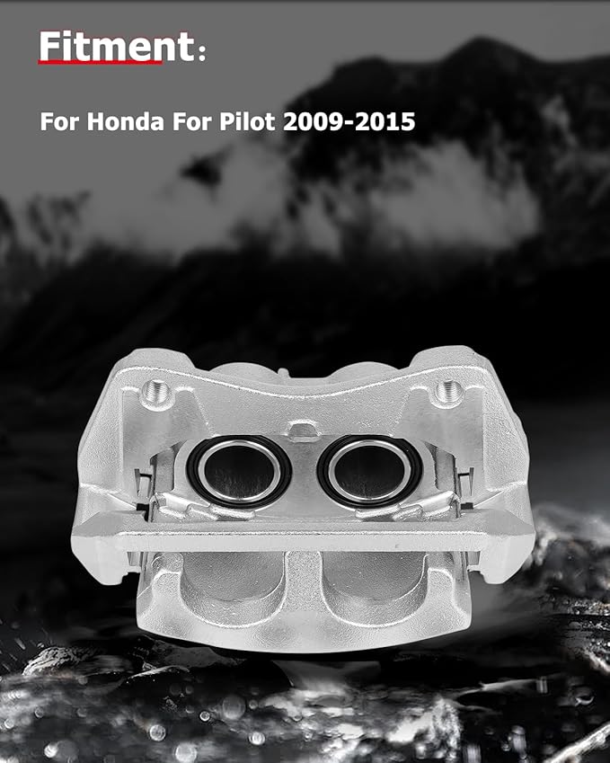 cciyu Front Left & Right Brake Calipers Assembly w/Bracket 19B3826 19B3827 2009 2010 2011 2012 2013 2014 2015 For Honda For Pilot