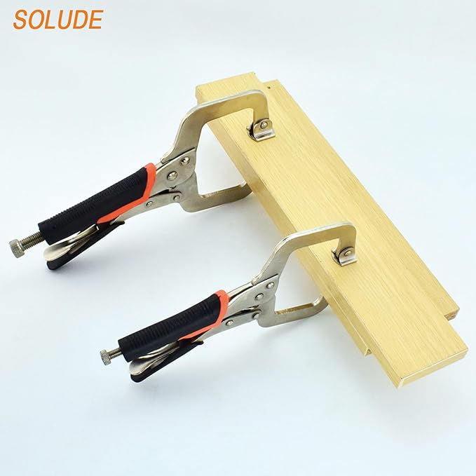 6-Inch C-Clamp Locking Pliers,Heavy Duty Vise Grip Welding Clamp With Swivel Pads for Woodworking,Home,Metalworking,Auto Repair(6 Pack)