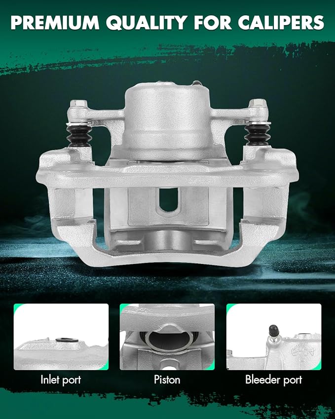SCITOO Front Right Brake Caliper With Bracket 19B2665 Compatible For Toyota For Highlander 2001-2007