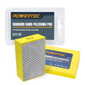 POWERTEC Diamond Hand Polishing Pads 60 Grits 2Pack, Diamond Sanding Block for Polishing and Grinding Porcelain, Ceramic Tile, Glass, Granite, Stone, Wood & Metal (71904-P2)