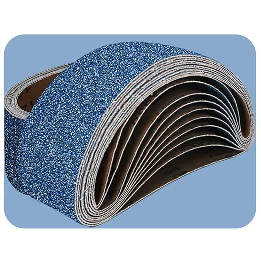 3x21 Inch Sanding Belts 20 Pcs 60 Grits Heavy Duty Belt Sander Zirconia Belt Sander Paper for Wood, Metal, Stainless Steel, Automotive, and Furniture