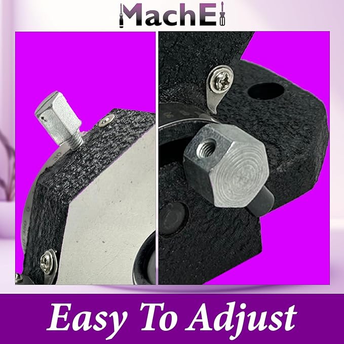 MachEl 3" Tilting Rotary Table with 65mm Self-Centering 3-Jaw Chuck, Back Plate, T-Nuts, Bolts & Tailstock - Precision Milling & Engineering Tool