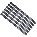 Drill Bit, 5/16" Cutting Diameter, 4241 HSS Nitriding Black 118° Cutting Angle Versatile Jobber Bits - (Applications: for Drilling Plastic Wood Soft Metal), 6-Pieces