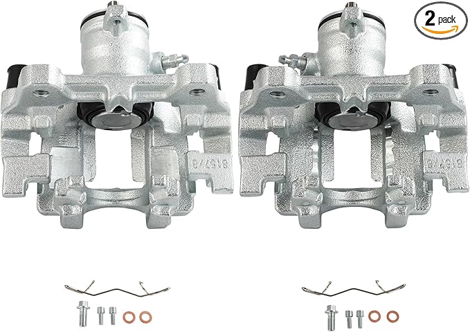 SCITOO 18B5477 18B5476 Rear Left & Right Disc Brake Calipers Assembly w/Bracket For Ford For Fusion/For Police Responder Hybrid/For SSV Plug-In Hybrid,For Lincoln For Continental/For MKZ