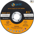 S SATC 4 1/2 Cut Off Wheel 50 PCS Cutting Wheels 4.5"x.040"x7/8" Angle Grinder Cutting Disc Ultra Thin Metal & Stainless Steel