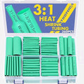 haisstronica 360PCS Heat Shrink Tubing,3:1 Ratio Adhesive Lined Marine Heat Shrink Tube Kit 8 Sizes(3/32"-5/8") Green