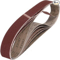 HARFINGTON 2 x 48 Inch Sanding Belts, 6 Pcs 180 Grit Aluminum Oxide Abrasive Belt Sander File Belt for Woodworking, Metal Polishing, Knife Sharpener
