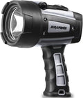 Durapower Rechargeable Spotlight, IP68 Waterproof Super Bright Handheld Spotlight, High Lumen LED Portable Spot Flashlight for Marine Boat Hunting Camping