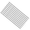 Drill Bit, 1mm Cutting Diameter, 4241 HSS 118° Cutting Angle Uncoated Bright Versatile Jobber Bits - (Applications: for Drilling Plastic Wood Soft Metal), 10-Pieces