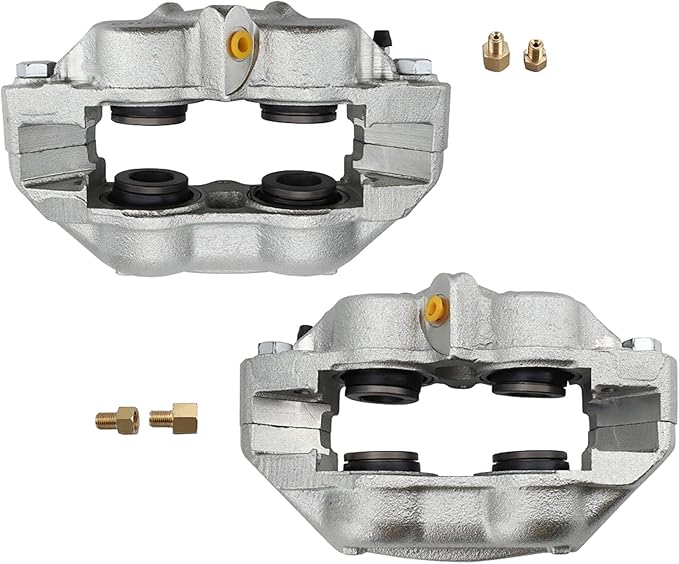 DRIVESTAR 184456 184455 Front Brake Caliper, fit 1967 1968 for Buick Gran Sport GS350 GS 400 Skylark Sportwagon, for Oldsmobile 442 Cutlass F85 Vista Cruiser, for Pontiac Firebird GTO LeMans Tempest