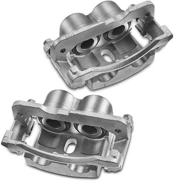 A-Premium Brake Caliper Assembly Replacement for GMC Savana 1500 2500, Sierra 1500 2500 & Chevrolet Silverado 1500 2500 3500 & Cadillac 2000-2013, Left and Right Side, with 4 Wheel Disc 2-PC
