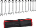 12pcs Wrench Set – Versatile Ratchet Wrenches for Efficient Automotive Repairs - Professional Grade Combination Wrench Set