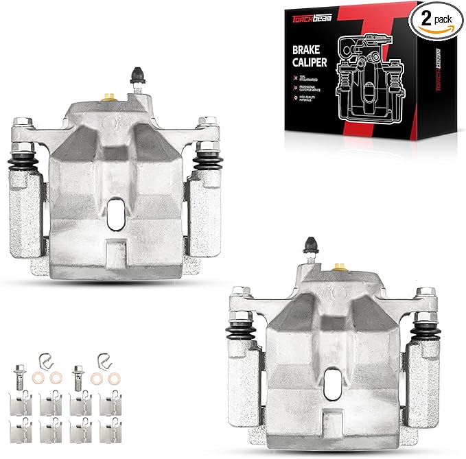 Torchbeam Front Brake Calipers Set for Toyota Prius 2010-2022, Toyota Corolla 2020-2022, Lexus CT200h 2011-2017, Toyota Prius Prime, Front Left and Front Right Calipers Replace # 19B6272+19B6273