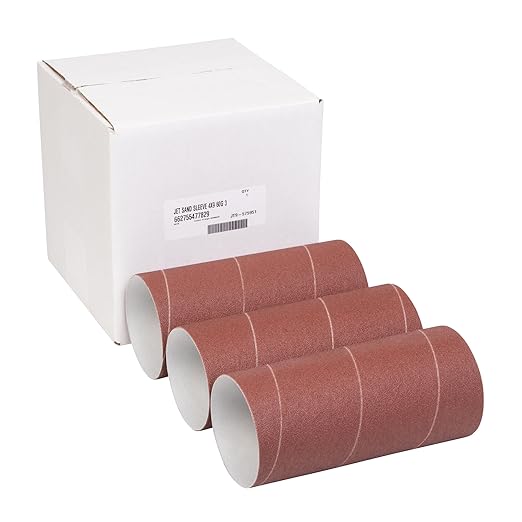 JET 4" x 9" Sanding Sleeves, 60 Grit (575951)