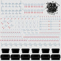 248PCS Pegboard Accessories Organizer Kit,1/8 and 1/4 inch Pegboard Hooks Assortment, Pegboard Bins, Metal Hooks for Hanging Storage (Black)