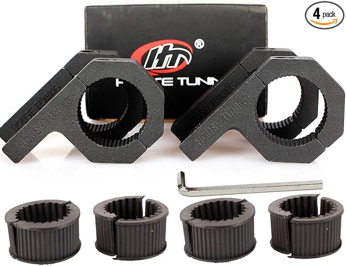 Led Light Bar Clamps 1.25 inch -Pack 4,Tube Clamp Mount kit 1-1/4 Bar Clamp Brackets for Motorcycle ATV UTV Trucks Boat Fog Light Mount (1.25" -Clamp Mount Kit)