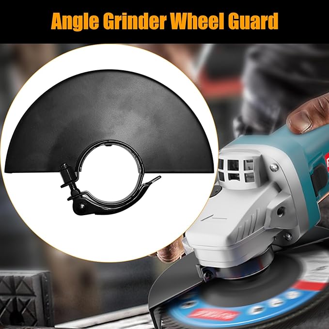 6.5"Angle Grinder Guard for 6"/5"/4-1/2"/4" Grinder Blades Wheel Disc 397661-01 Metal Grinder Disc Wheel Cover Replacement for DEWALT D28116 D28065 D28144 BOSCH, MAKITA, METABO Grinders Guard