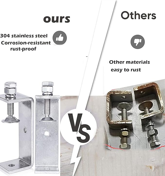 Clamp Heavy Duty Tiger Clamp Metal C Clamps Woodworking C-Clamp With Wide Jaw Openings (120MM)，2PCS