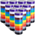 100 Rolls Colored Electrical Tape Bulk 3/4 Inch x 66ft, Waterproof Vinyl Electric Tape High Temp Insulation Tape for Electrical Protection Home Outdoor Electric Insulating Wire Wrapping