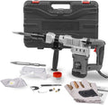 XtremepowerUS 1400W Demolition Electric Jack Hammer Concrete Breaker Trigger Lock with (2) Chisel Bit with Carrying Case