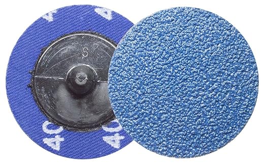 Benchmark Abrasives 2 Inch Sanding Discs Quick Change Zirconia, Male R Type Backing Drill & Die Grinder Sanding Disc for Deburring Polishing Rust Remover for Metal Paint Stripper (1000 Pack), 24 Grit