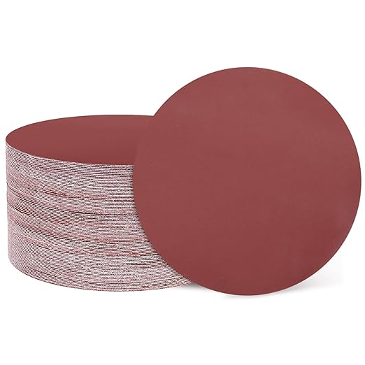 HARFINGTON 100 Pcs 6 Inch Sanding Disc 1500 Grit Hook and Loop Sandpaper Random Orbital Sander Pads for Woodworking Automotive Metal Polishing