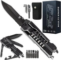 Titorld Multitool Pocket Knife Folding Knife for Men 21 in 1, Christmas Stocking Stuffers, Anniversary Birthday Gifts for Men Dad Him Husband, Cool Outdoor Camping Hiking Fishing Tools Gift Ideas