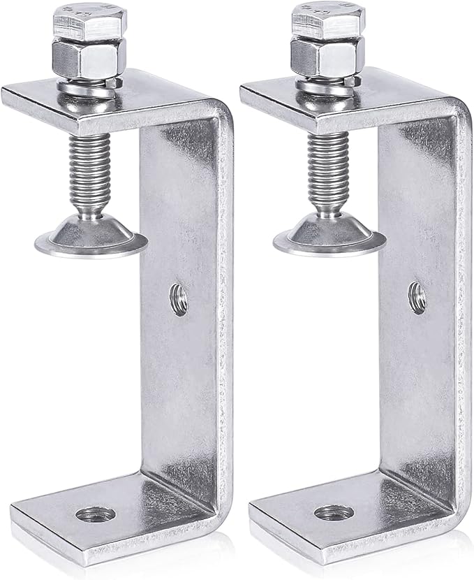 Clamp Heavy Duty Tiger Clamp Metal C Clamps Woodworking C-Clamp With Wide Jaw Opening (130MM)，2PCS