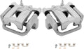 SCITOO Rear Left+Right Brake Calipers With Bracket 19B3437 19B3436 Compatible For Nissan Rogue 2008-2013 For Nissan Rogue Select 2014-2015